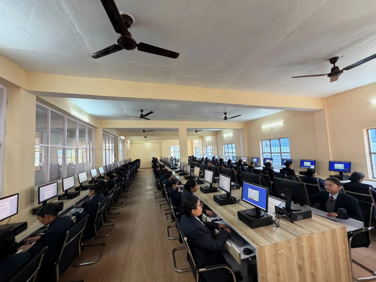 Computer lab in session at PGI Pithoragarh